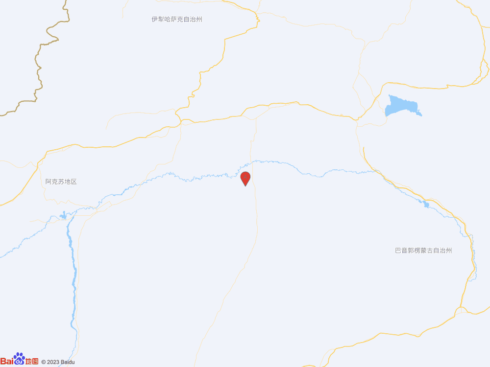 新疆巴音郭楞州尉犁县（北纬40.88度，东经84.12度）发生3.1级地震